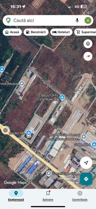 Teren 4.000 mp – Otopeni | Ideal hale / investiție | Acces excelent SOS CENTURA